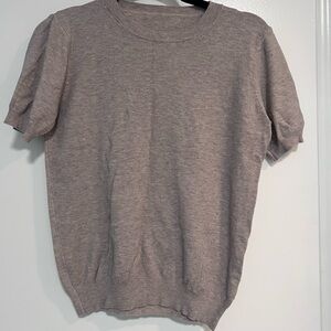 SHEIN Gray Short Sleeve Tee